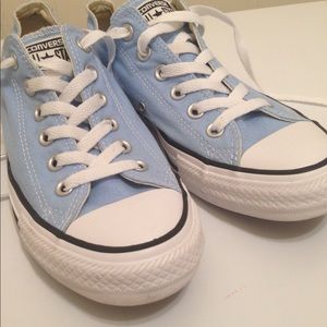 Baby blue Converse